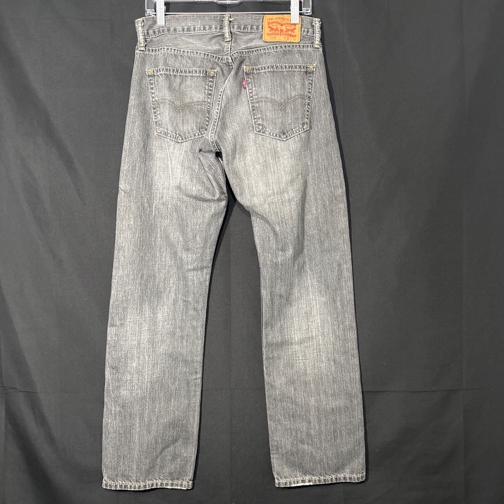 Levis 514 Straight Fit Grey Denim Jeans Mens 31x32 00514-0312
